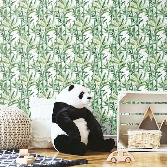 RoomMates Lucky Bamboo Peel & Stick Wallpaper